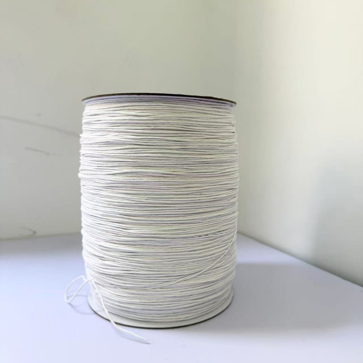 1mm纯棉腊绳手工DIY材料饰品挂绳环保现货量大价优吊牌吊粒挂绳
