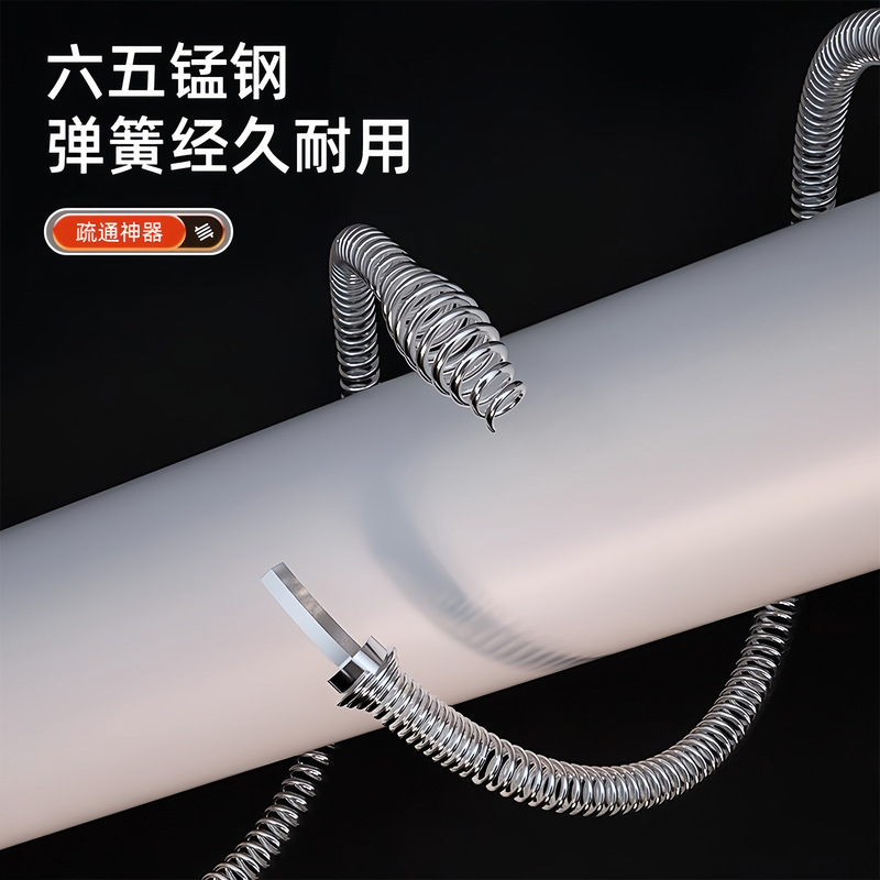 下水道疏通神器厨房管道马桶厕所堵塞专用工具电动一炮通万能强力|undefined