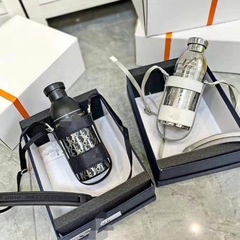 高級高級ギフトに欠かせないDファミリー ステンレス製魔法瓶カップ ウォーターカップ シンプル ポータブル ストラップ魔法瓶カップ