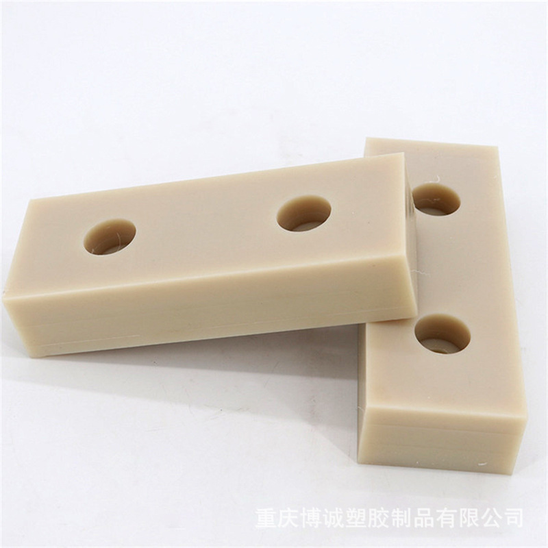 pa6含油尼龙板制品异形件加工 耐磨塑料定位块滑块 MC尼龙加工件