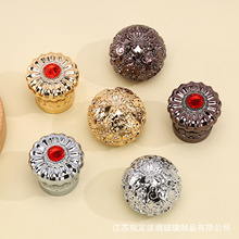 合金香水瓶盖15口通用香水分装瓶高级感化妆品外罩锌合金香水瓶盖