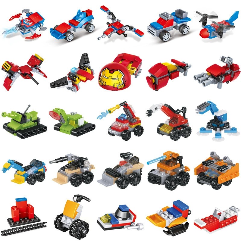 Конструктор в стиле LEGO, игрушка-динозавр, мелкие детали, капсульная игрушка, подарок на день рождения