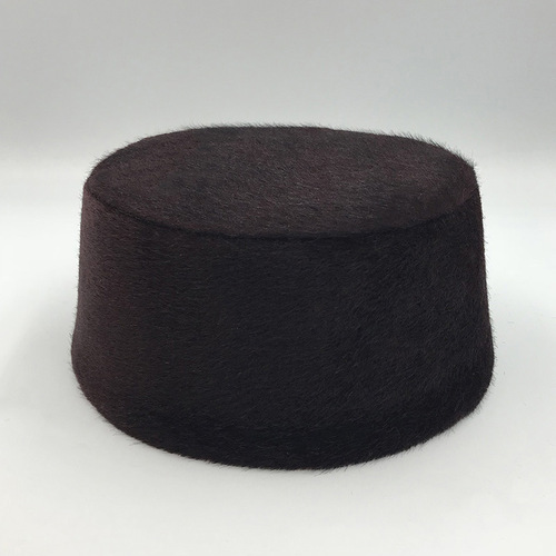 Men's Hat Men's Prayer Cap Ethnic Style Autumn and Winter New Model Muslim Cap Warm Hard Shell Hat 