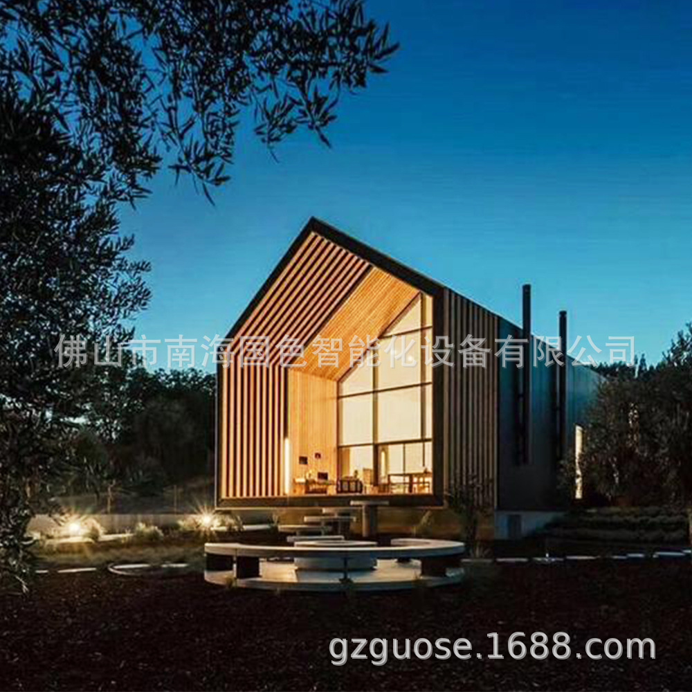 Calle comercial creativo DIY venta contenedor móvil cápsula cielo estrellado habitación chapitel acero ligero Villa insonorizada casa