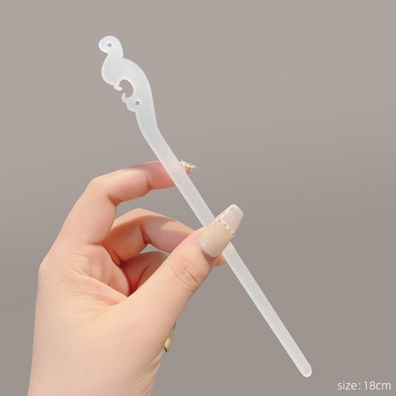 Nuevo estilo chino bordilla pinzas de cabello para mujeres estilo antiguo de alto nivel de movimiento de la ropa de cabello de la cabeza detrás de pinzas de cabello estilo nacional pinzas de cabello