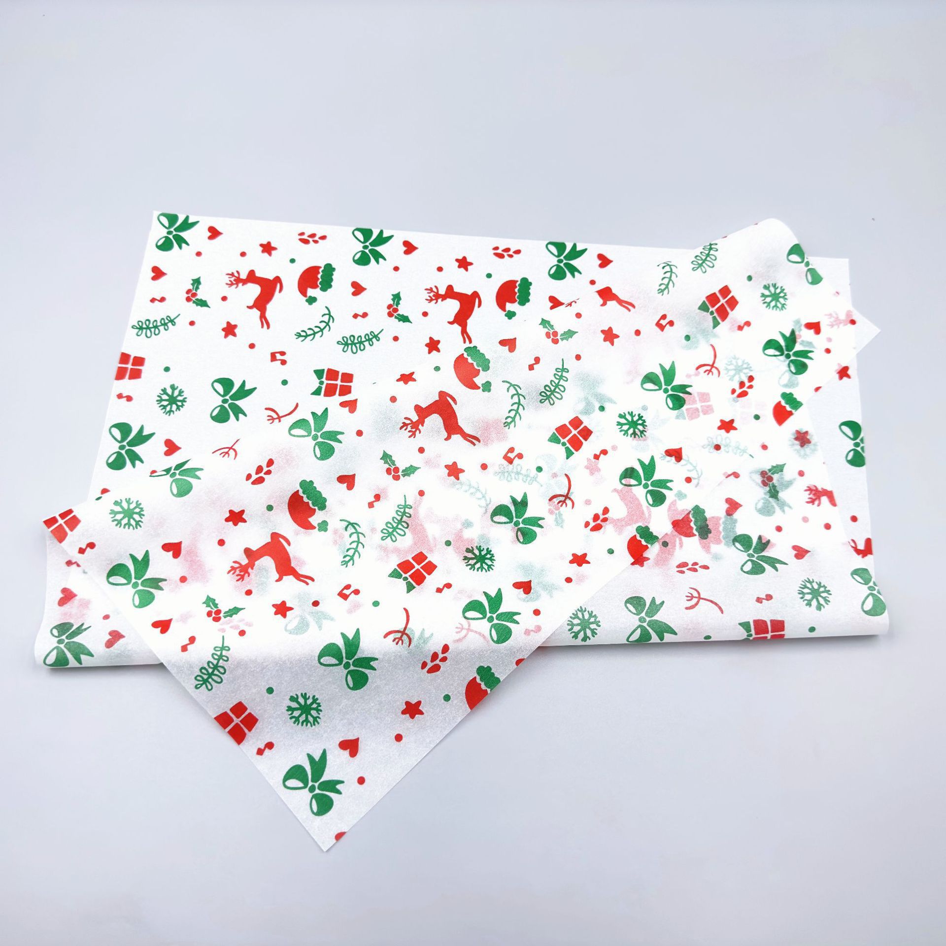 Papel de embalaje de manzana de Navidad de Nochebuena, dulces de Navidad, Papel de Sydney Papá Noel, Papel de embalaje de caja de regalo de alce