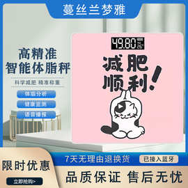 厂家货源外贸跨境电子秤智能体脂秤充电电子秤精准体重秤家用小型