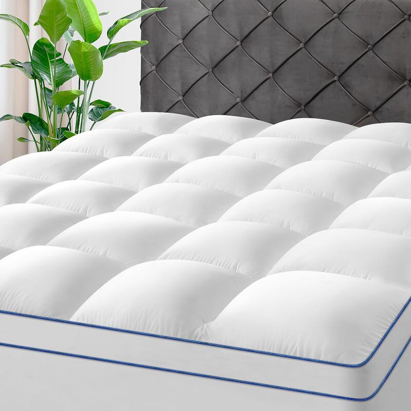 Cross-Border Wholesale Quilted Mattress Mattress Soft Mattress Home Hotel Brushed Quilted Mattress Can Be Fixed