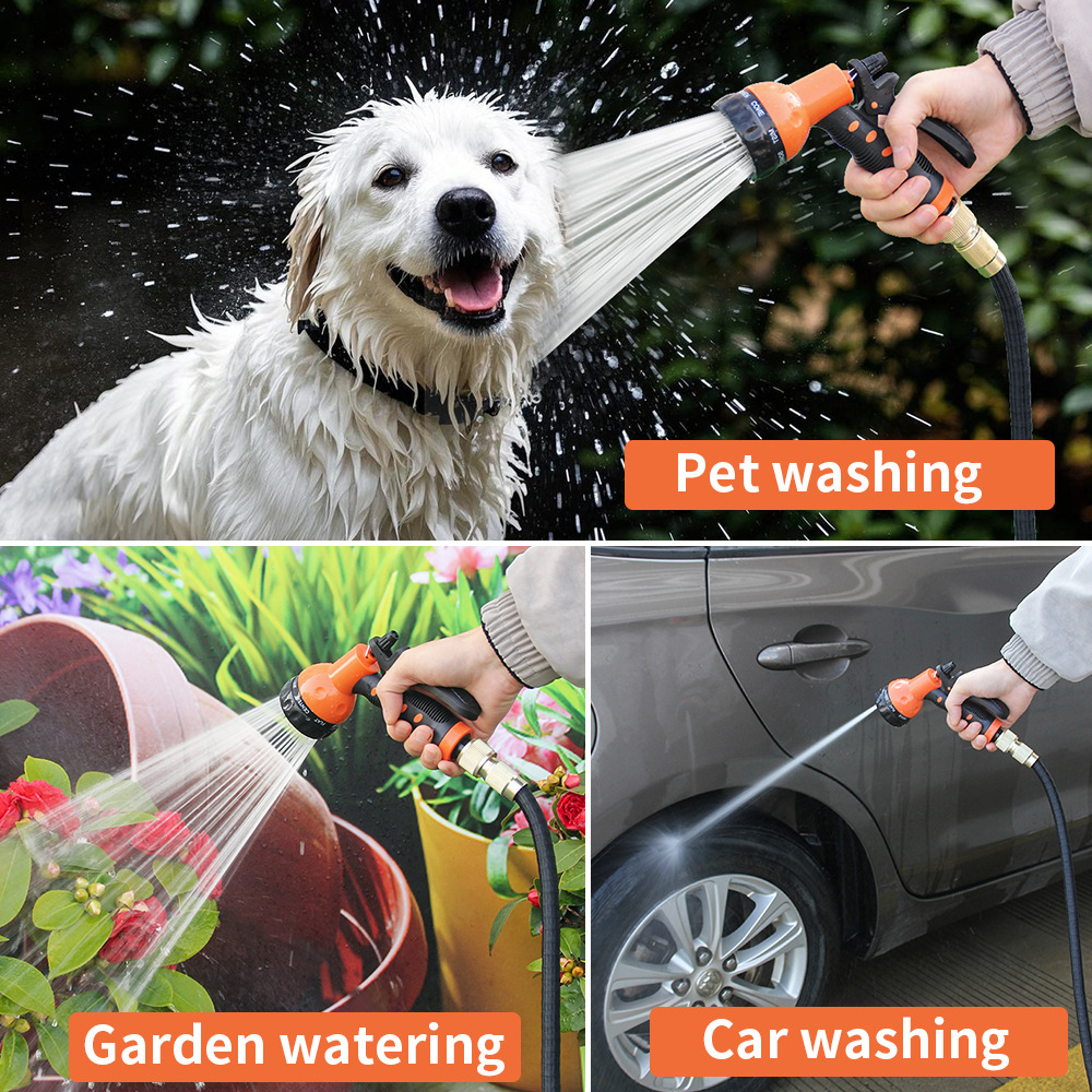 Flexible Garden Hose Set Automatic Retractable Watering Tool_voghion.com