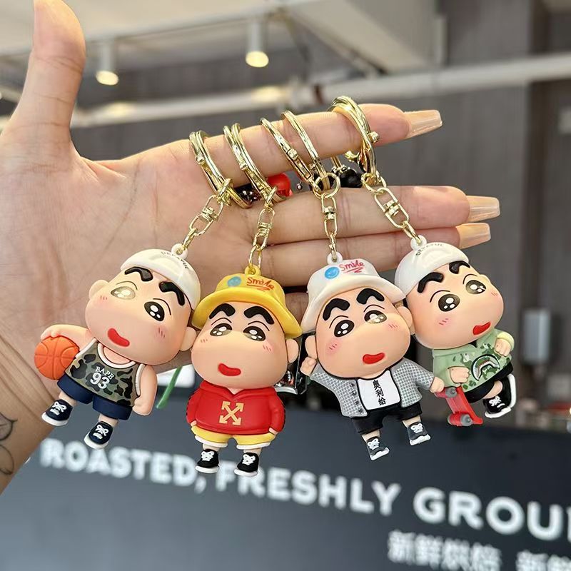 Cross-Border Popular Versatile Shin-Chan Keychain Doll Car Bag Keychain Pendant Jewelry Store Small Gifts Gifts Cross-Border Popular Versatile Shin-Chan Keychain Doll Car Bag Keychain Pendant Jewelry Store Small Gifts Gifts