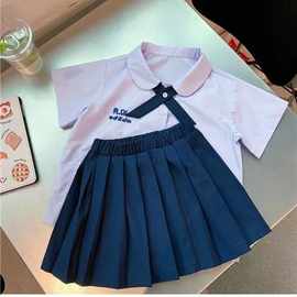 泰国校服学院风小学生毕业班服六一幼儿园园服女儿童洋气JK裙套装