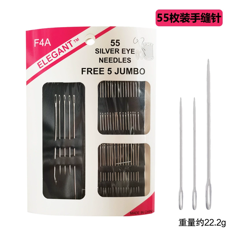 Прямые продажи с фабрики F4A-55 карта иглы большая игла для ушей кожаная игла C-типа 55 шт. Многофункциональный костюм для игл для ручного шитья