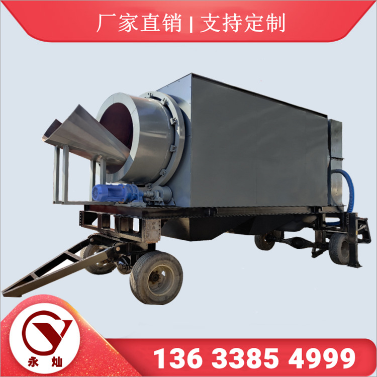 【建筑垃圾滚筒筛】针对建筑垃圾含有轻物质破碎后再生骨料的分拣