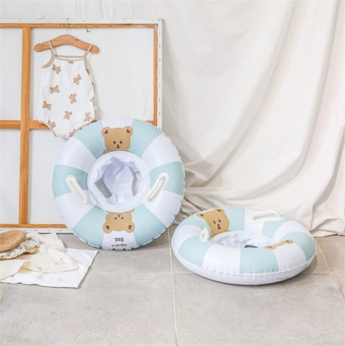 Korean ins baby swimming ring, child seat, baby life buoy, newborn seat, bear play float ring