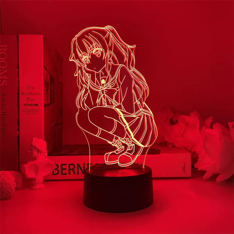 USB ночная лампа Чарлотта Томоли Нао фигура вертикальная живопись лампа знак двухмерной периферии комната спальня декоративная