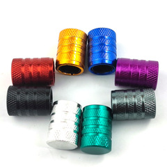 Car Tire Aluminum Alloy Colorful American Air Cap with Built-in Plastic Protection Sedan Dustproof Valve Cover