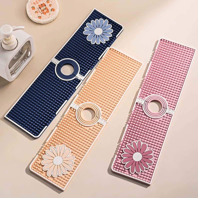 Производители оптовые слитные коврики для кухни ванная комната бытовые смесители для кухни слитные коврики брызг мягкий клей слитные коврики