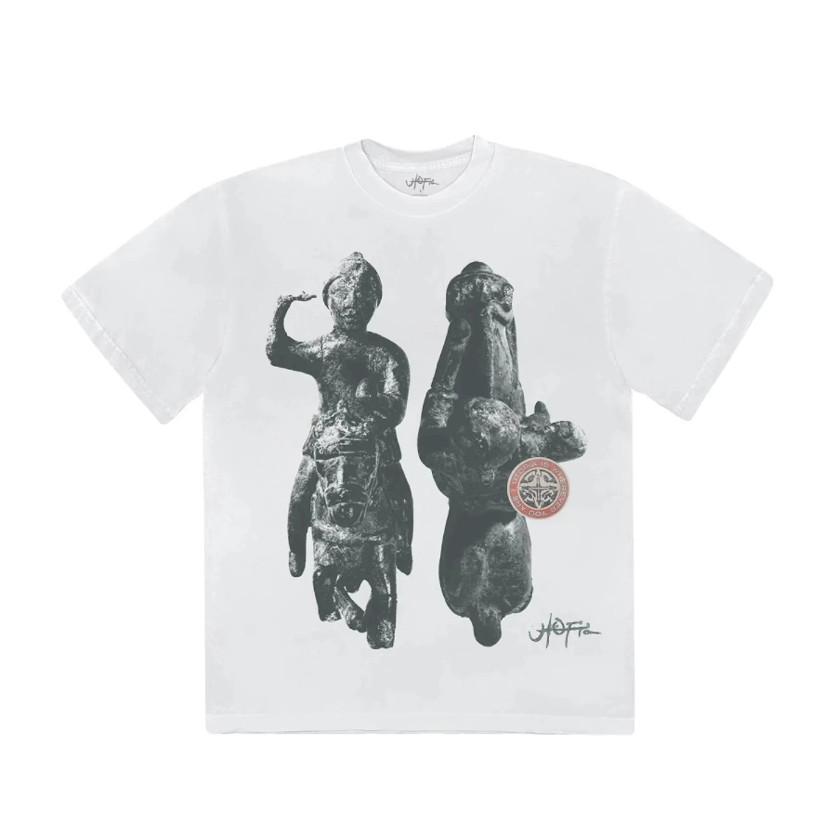 Футболка Travis Scott Utopia Circus Maximus Circus Stone Man Short Sleeve