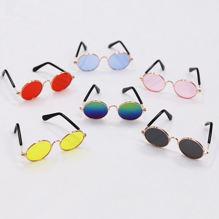 Accesorios de gafas de sol para perros y gatos, gafas de protección solar universales para perros pequeños y medianos, disponibles en varios colores, geniales y elegantes.