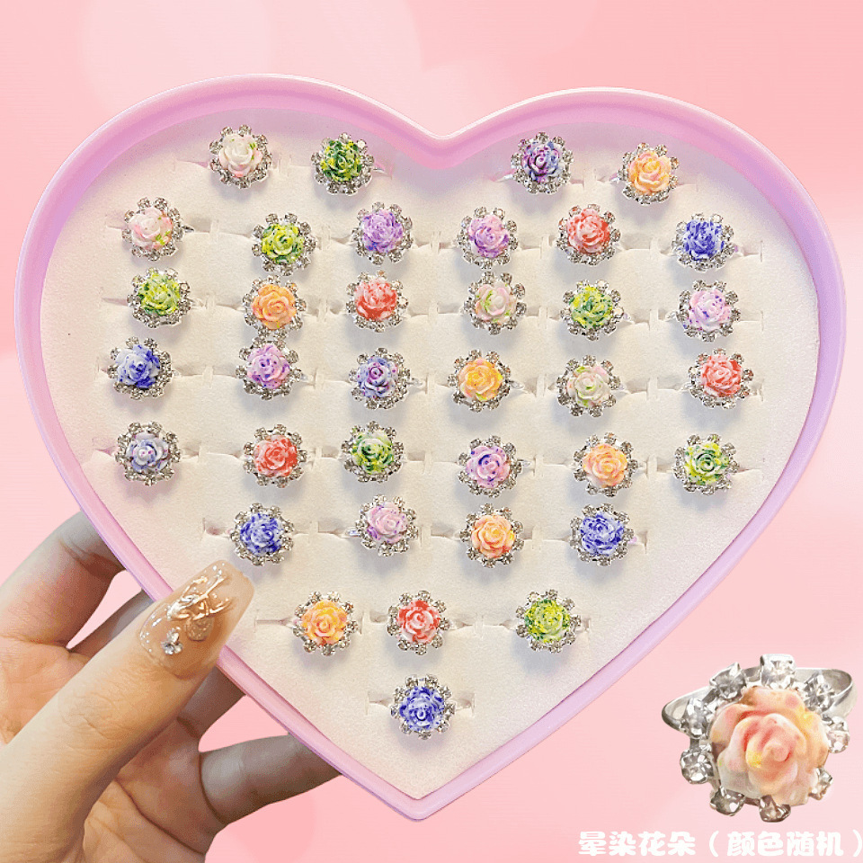 Rhinestone flower 36-piece box