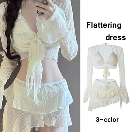 比基尼;三件套泳装;连体泳衣