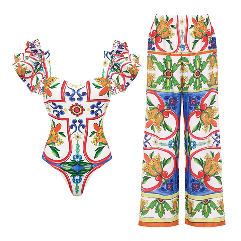 168g Weight Sleeveless Sleeve Length Nylon, Polyester Fabric Type Regular Top Length One-Piece Swimsuit Tops Type Swimming Occasion Strap, Oblique collar, Collarless Neckline Skinny Fit Type Flower Pattern Women's Gender Sexy, Skinny, Solid Color Style Women's Sexy Skinny Solid Color Flower One Piece Swimwear 1