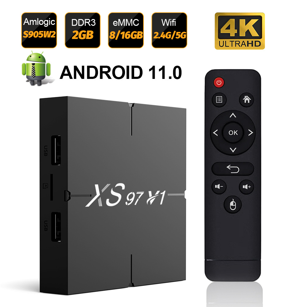 New Tv Box Wholesale Android11 Hd 905W2 Set-Top Box 5Gwifi Smart Network Set-Top Box