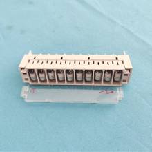 批发保安排10回线接线模块 10对三级带FS保安座 科隆单元 卡接模