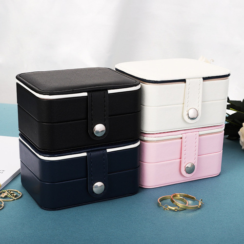 Exquisite Double-layer Hand Jewelry Hairpin Box for Influencers, High-end Children's Bracelet Storage Packaging, Decorative Accessories Box