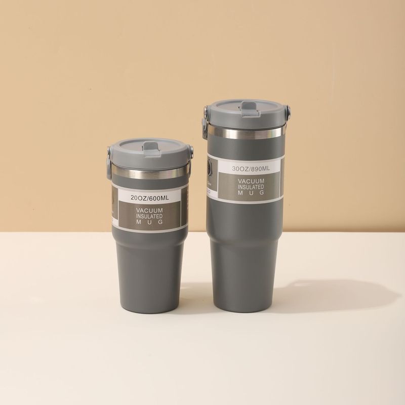 クロスボーダー 20oz30oz ハンドルカーカップ 304 ステンレス鋼二重層真空断熱カップ大容量ポータブルカップ|undefined