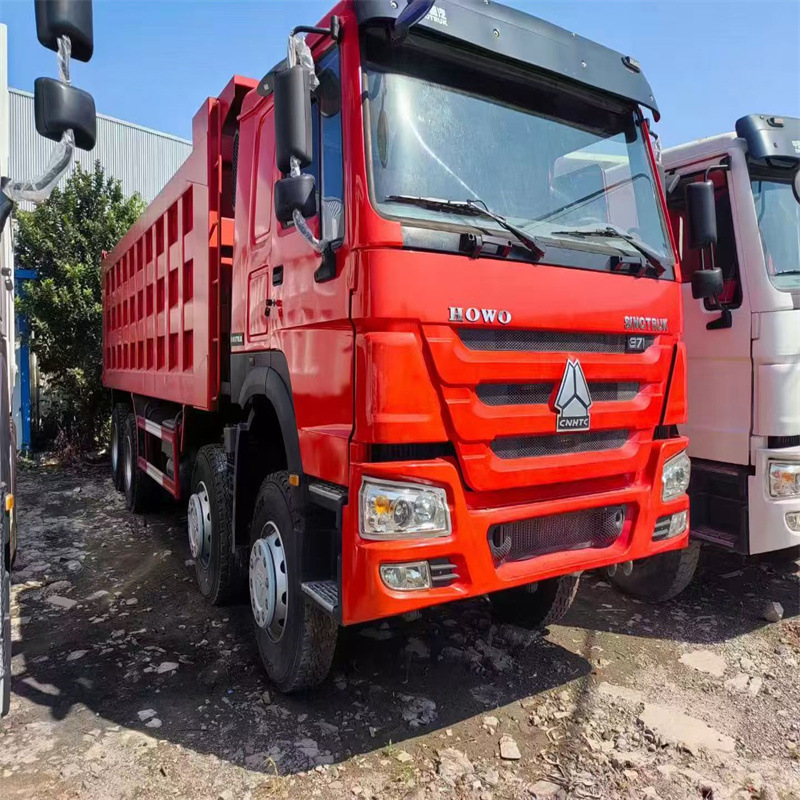 Export Used Howo Dump Truck 371 Horsepower Front Four Rear Eight 12 Wheel Dump Truck African Mining Truck
