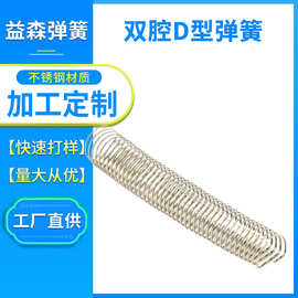 批发304不锈钢医疗弹簧 D型气管插管弹簧 双腔支气管插管导丝弹簧