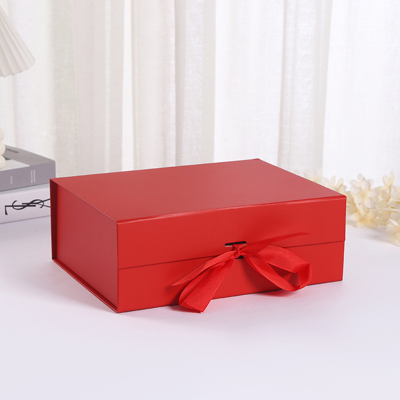 Comercio exterior una pieza plegable caja de regalo caja de regalo acompañante caja de regalo de embalaje del día de San Valentín caja de regalo al por mayor