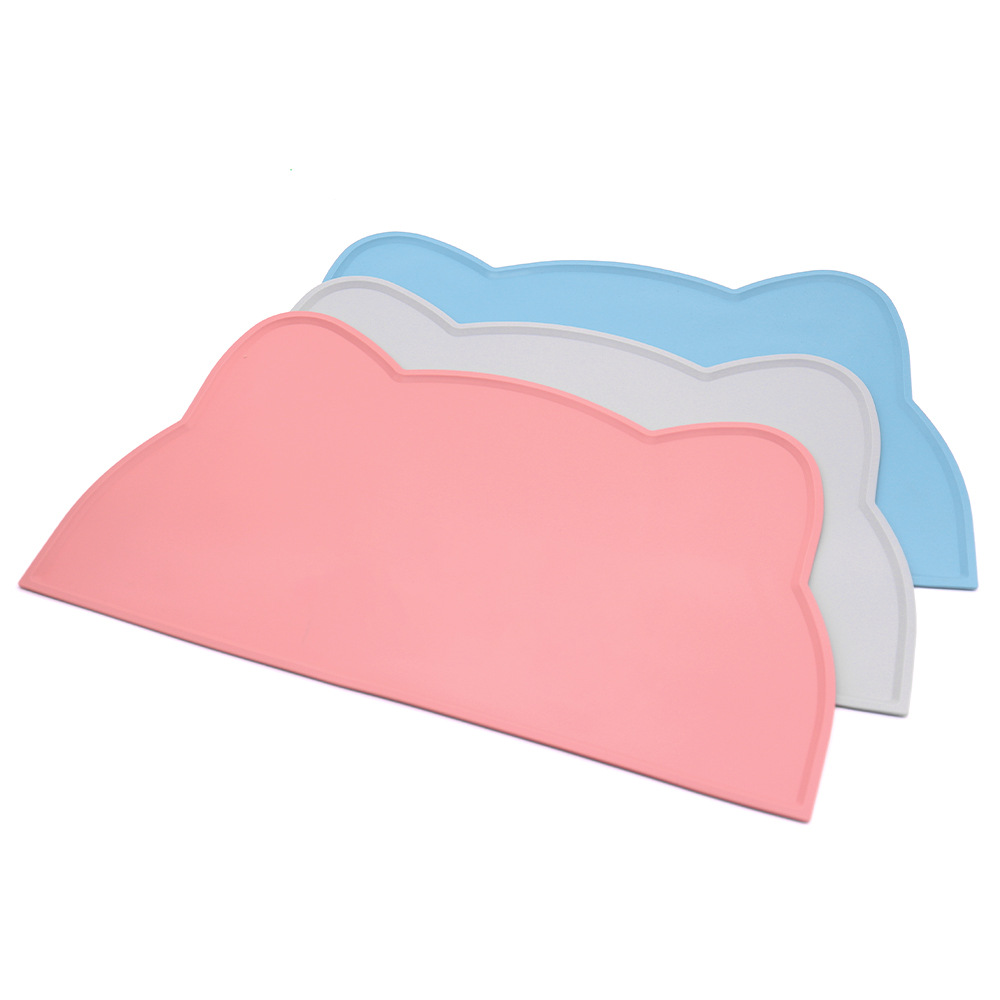 Manteles individuales para mascotas, impermeables y a prueba de derrames, manteles para gatos, tapetes de silicona para gatos, fáciles de limpiar, almohadillas para alimentar a las mascotas, almohadillas para perros