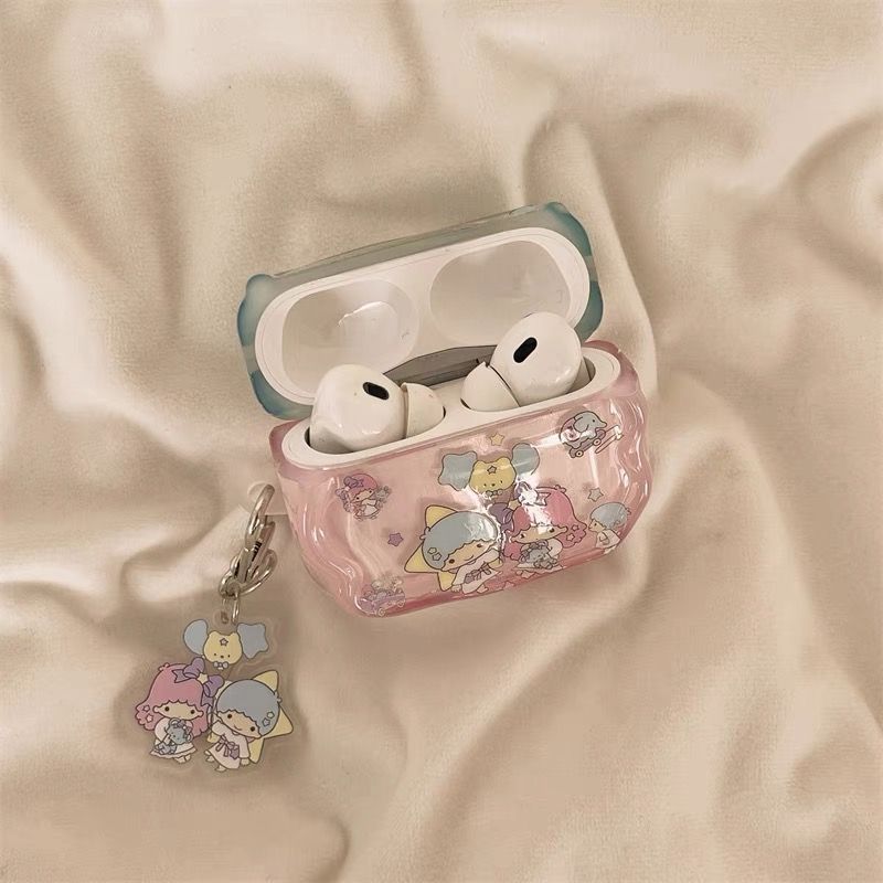 Cartoon contrast Gemini para airpodspro2 / 3 estuche de auriculares bluetooth AirPods4 generación estuche 5 image 4