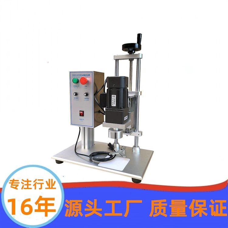 Машина винта покрывая Бутылка винта бутылки покрывая Бутылка напитка Стеклянная бутылка Пластиковая бутылка Полуавтоматная небольшая настольная машина