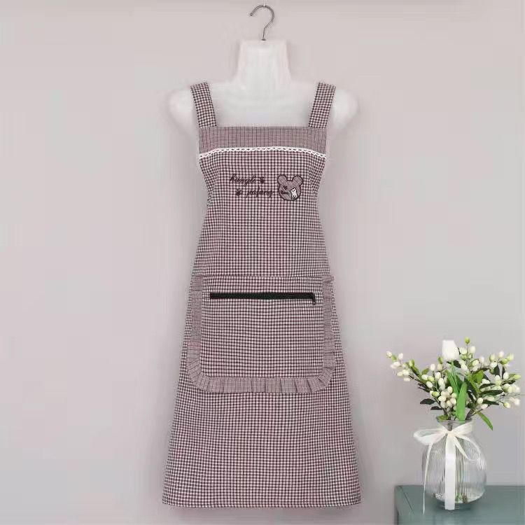 스트랩 통기성 코튼 알파벳 곰-다크 브라운