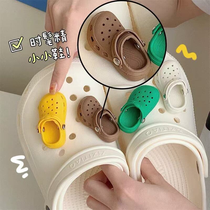 Cute Hole Slippers Accessories Ins Removable DIY Accessories Hole Shoes Pendant Decoration Shoe Buckle Shoe Material Shoe Flower