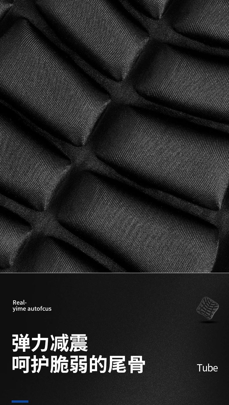 Motorcycle seat cushion, breathable, massage, waterproof, sun-proof, universal type, shock-absorbing for electric scooters and electric bikes