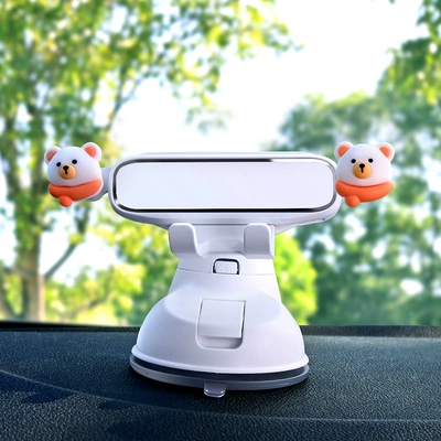 on Behalf of Others, Car phone holder - mirror-bear-scarf