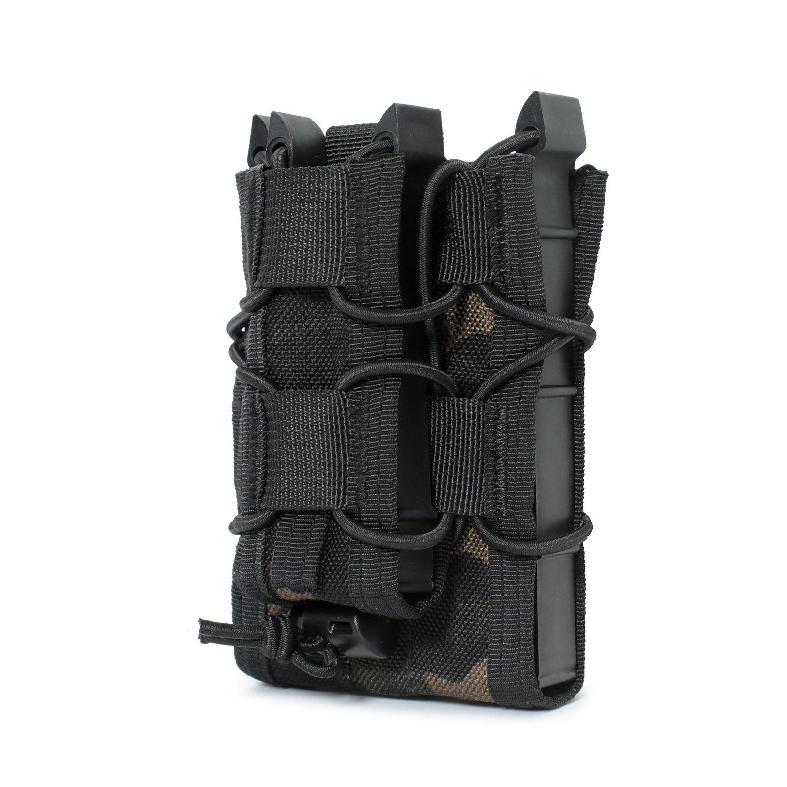 (2개) 야외 전술 호랑이 카트리지 9MM 5.56 MOLLE 빠른 풀 세트 MOLLE 액세서리 패키지 군사 팬 CS.