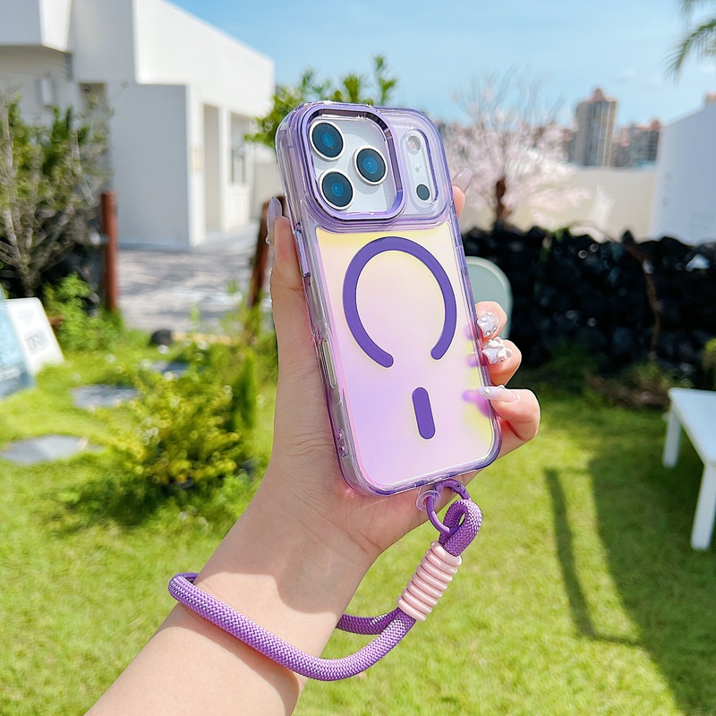 ブライトシャドウカメレオン磁気吸引 IP17pro max Samsung A56 携帯電話ケース カラフルな A55 A06 オールインクルーシブ スーパー|undefined