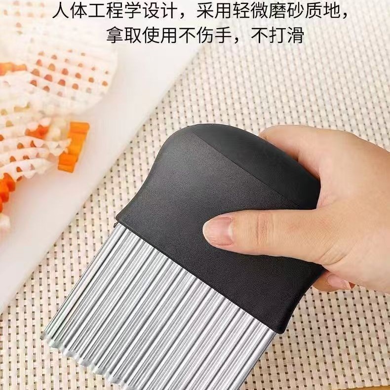 現物ジャガイモ切りポテト狼牙ジャガイモ刃物キッチン波刀薄切りコンニャクジャガイモ格波紋刀切りジャガイモ|undefined