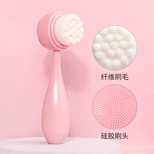 [Pink] Little Fatty Facial Washing Brush