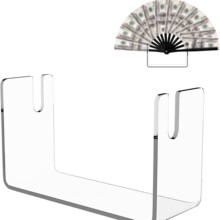 亚克力扇子展示架 透明扇子支架底座支架 适用于折叠扇子、纸扇