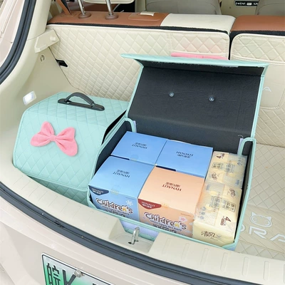 Car storage bag/box, trunk finishing box storage box