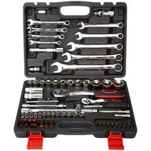 修车工具全套82件套筒组套棘轮扳手组合套装两用扳手五金工具组箱