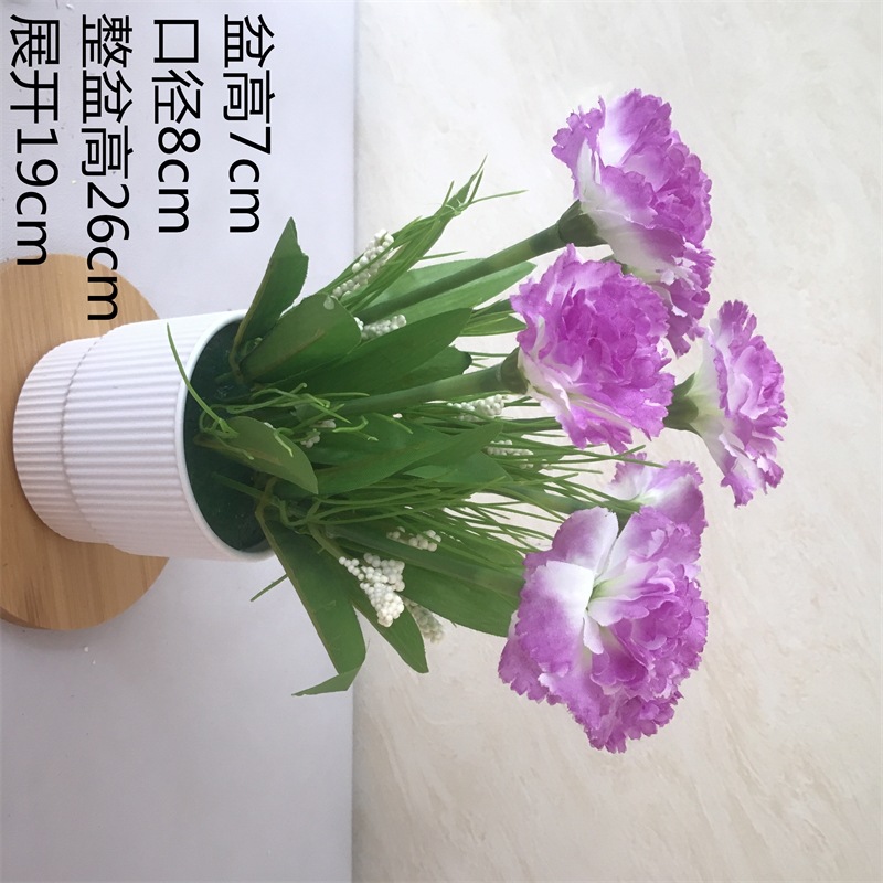 Pequeña imitación de flores falsas decoraciones de sala de estar decoración de mesa de té flores de plástico mano flores falsas plantas decoraciones