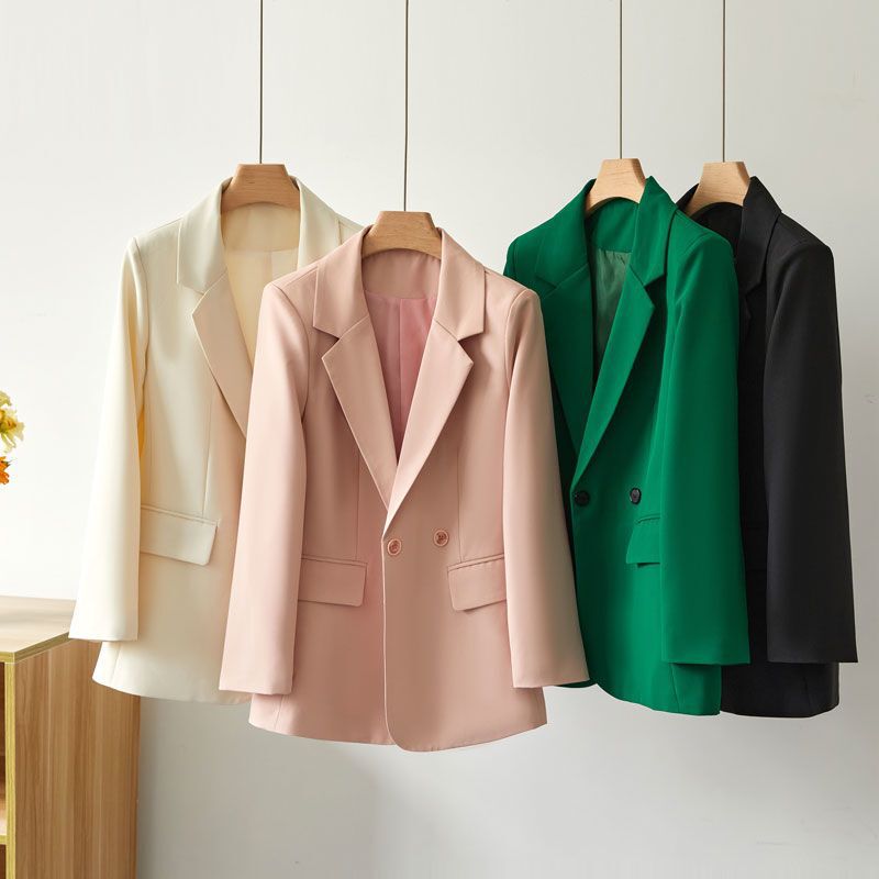 Small Suit Women's Jacket Jacket 2025 Spring and Autumn New Fashion Korean Loose Increase 105kg Wearing Suit