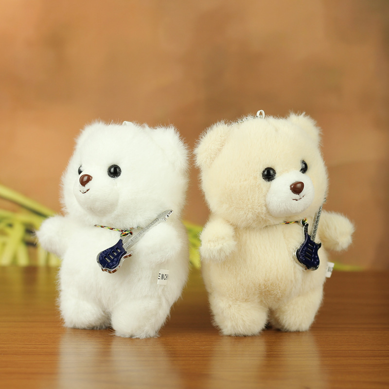 Cute en línea Teddy Bear juguetes de peluche osos colgantes muñecas llaveros muñecas lindos llaveros colgantes pequeños image 4